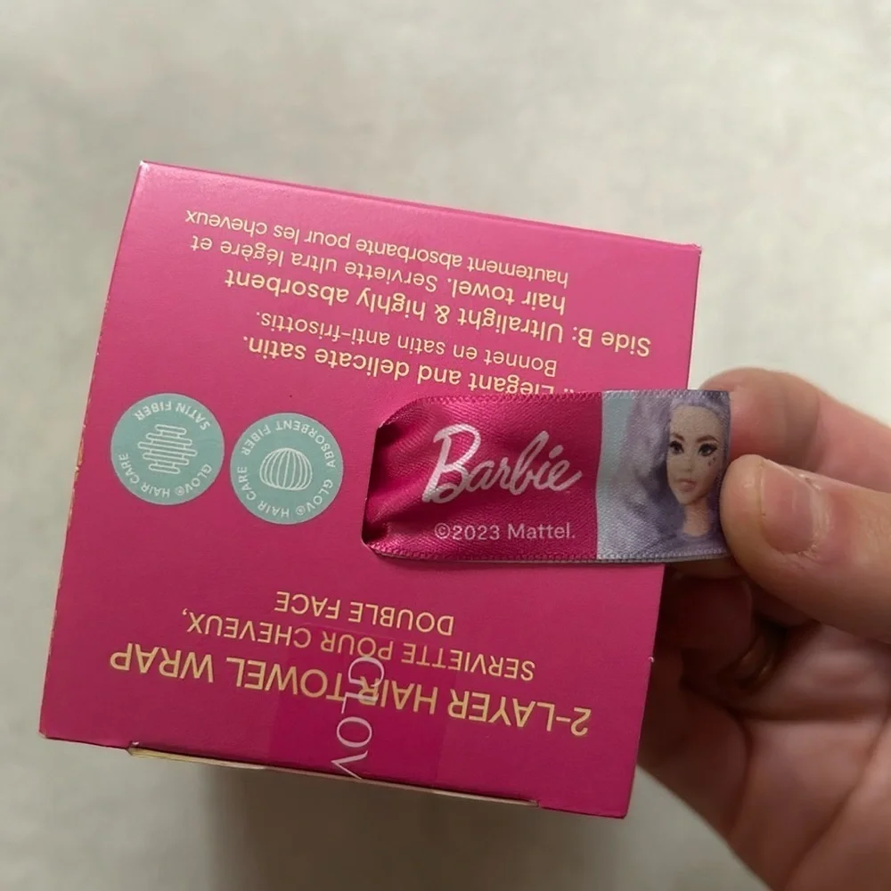 GLOV Barbie Collection Double Sided Hair Wrap, Blue Panther